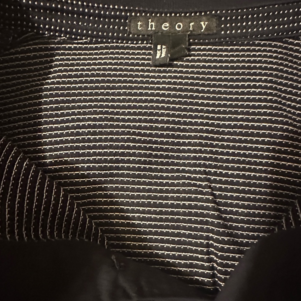 Theory Men's Black and Gray Polo Shirt - Picture 6 of 6